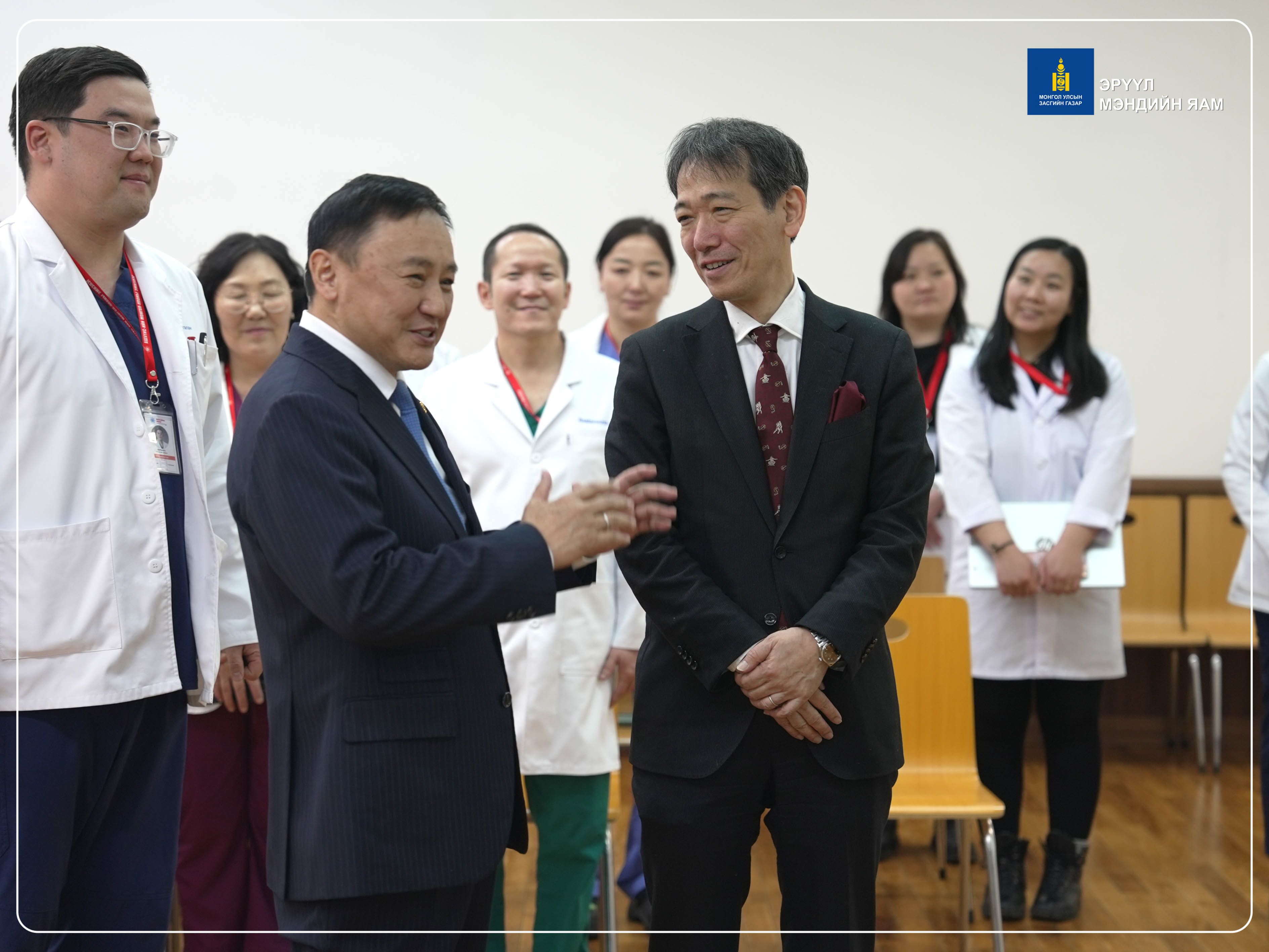 ЯПОН УЛСЫН САНГИЙН ДЭД САЙД НОЁН МИМУРА АЦҮШИГ ХҮЛЭЭН АВЧ УУЛЗАВ