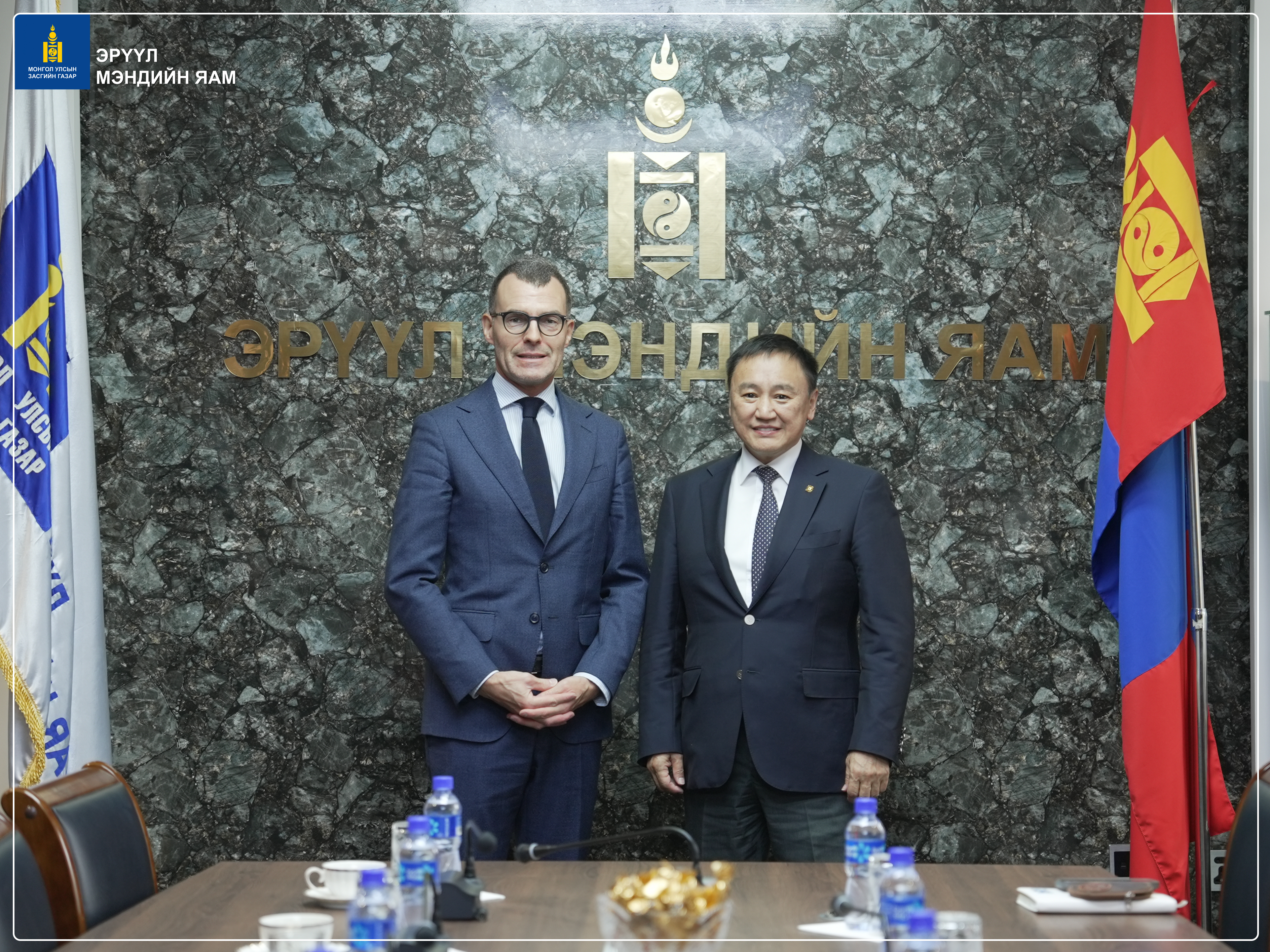 ЛЮКСЕМБУРГИЙН ИХ ГҮНТ УЛСААС МОНГОЛ УЛСЫН ЭРҮҮЛ МЭНДИЙН САЛБАРТ 22.5 САЯ ЕВРОГИЙН ХӨРӨНГӨ ОРУУЛАЛТ ХИЙНЭ