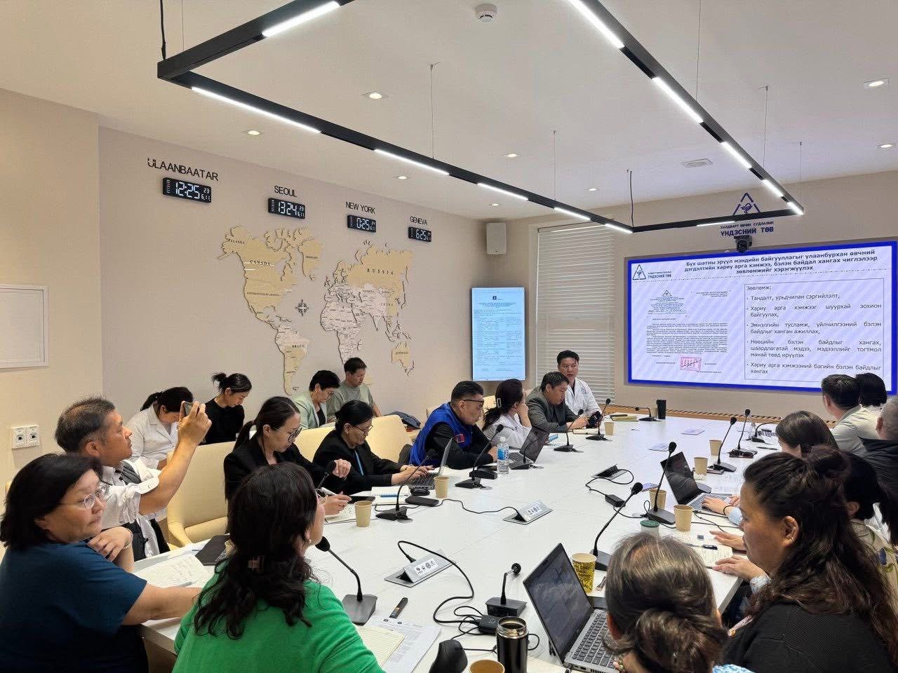 УЛААНБУРХАН ӨВЧНӨӨС СЭРГИЙЛЭХ, ШУУРХАЙ УДИРДЛАГЫН БАГИЙН ӨРГӨТГӨСӨН ХУРАЛ БОЛЛОО